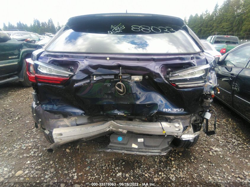 2019 LEXUS RX RX 350 2T2BZMCAXKC172583