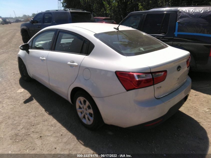 2013 KIA RIO LX KNADM4A37D6109836