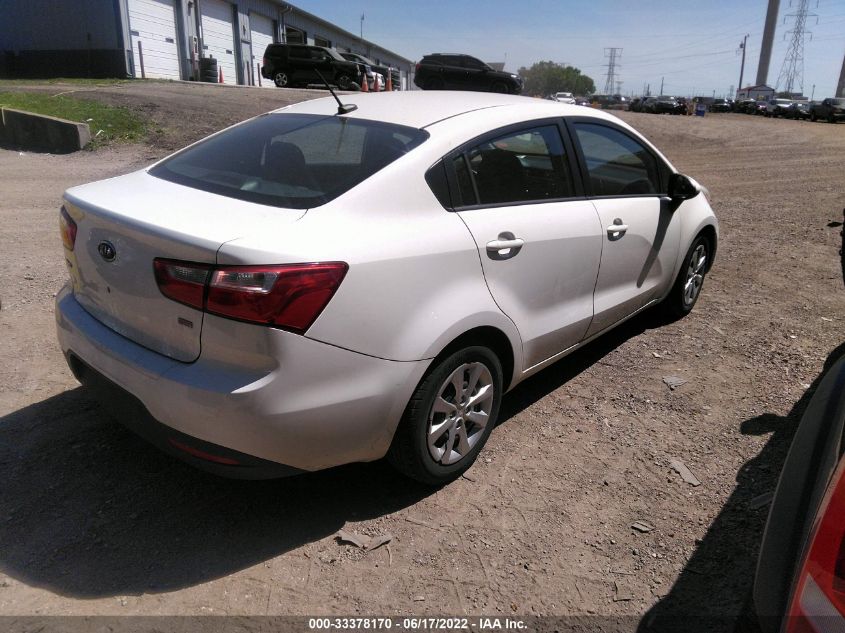 2013 KIA RIO LX KNADM4A37D6109836