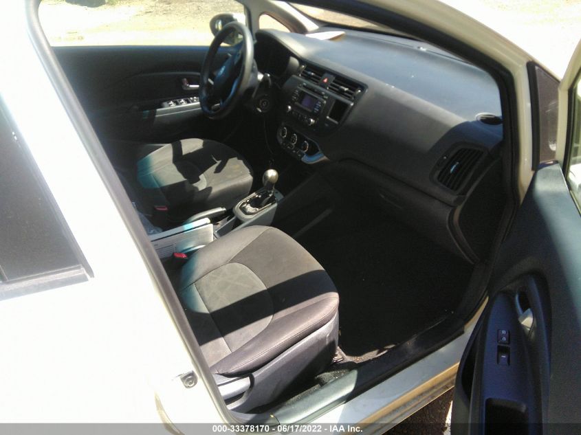 2013 KIA RIO LX KNADM4A37D6109836