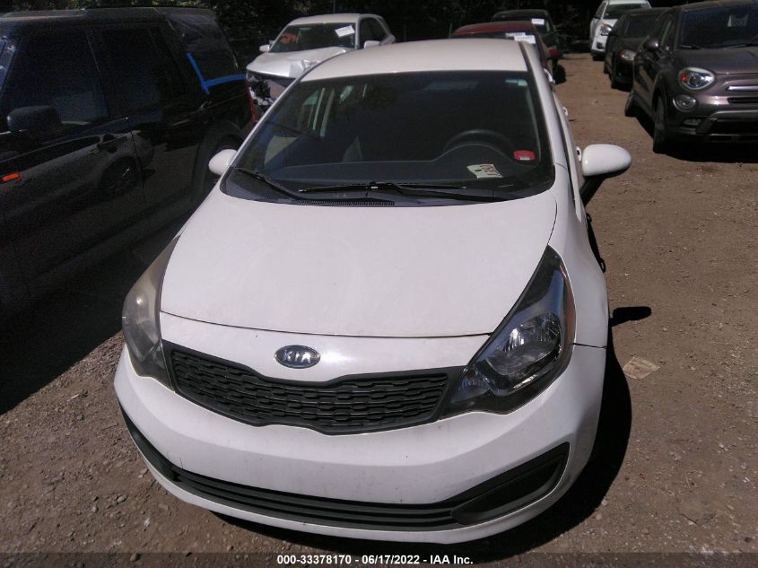 2013 KIA RIO LX KNADM4A37D6109836