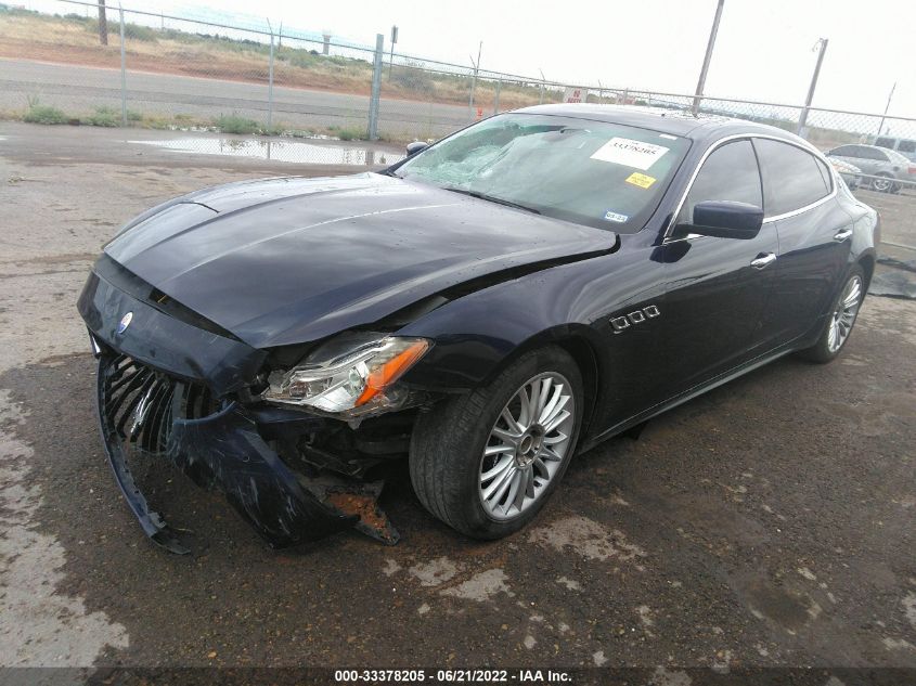 2014 MASERATI QUATTROPORTE S Q4 ZAM56RRA4E1122037