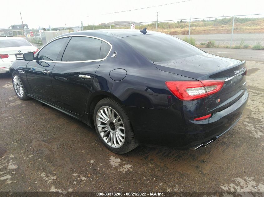 2014 MASERATI QUATTROPORTE S Q4 ZAM56RRA4E1122037