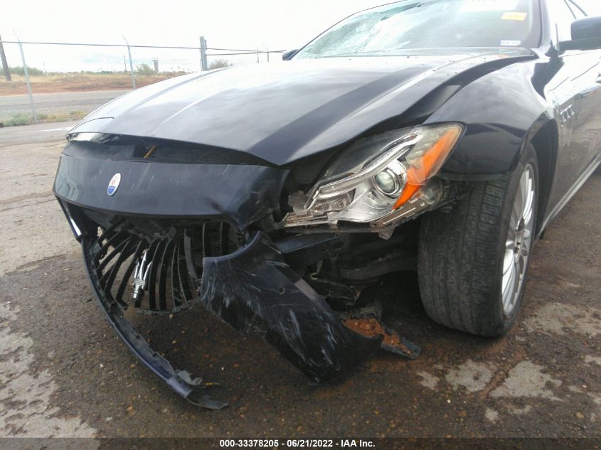 2014 MASERATI QUATTROPORTE S Q4 ZAM56RRA4E1122037