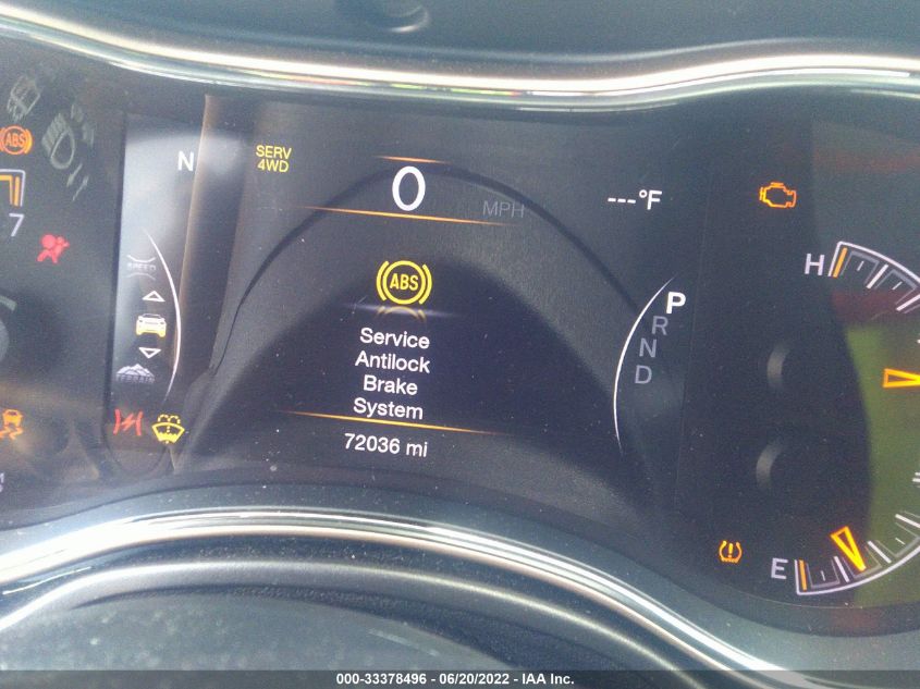 2017 JEEP GRAND CHEROKEE LIMITED 1C4RJFBG2HC624376