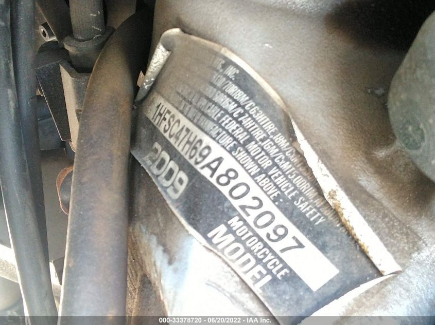 2009 HONDA GL1800 1HFSC47H69A802097
