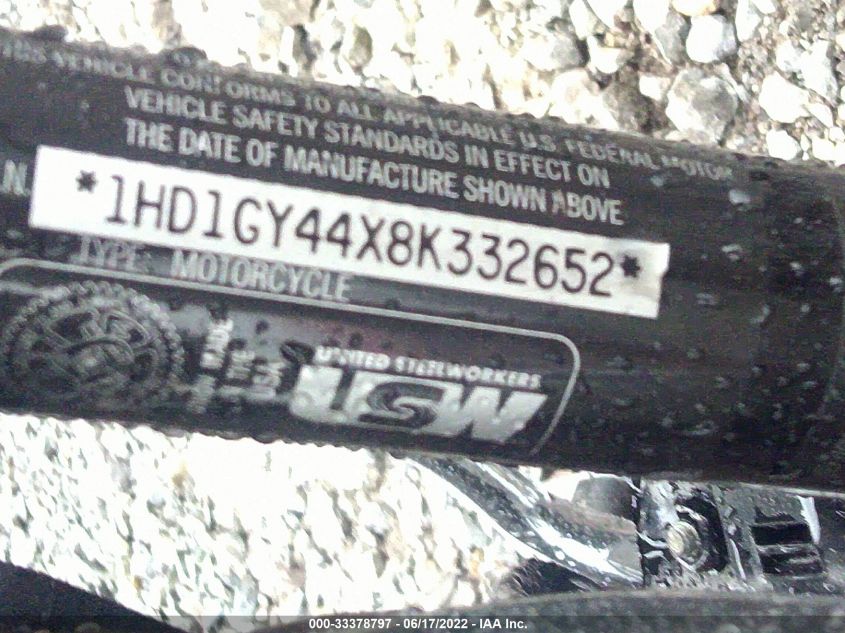2008 HARLEY-DAVIDSON FXDF 1HD1GY44X8K332652
