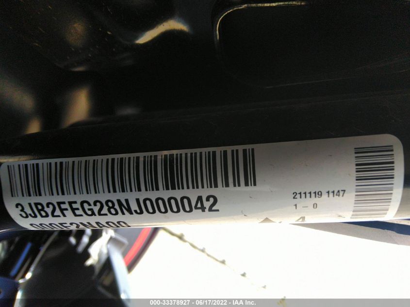 2022 CAN-AM RYKER 3JB2FEG28NJ000042