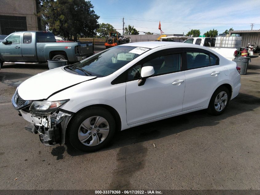 2013 HONDA CIVIC SDN LX 2HGFB2F5XDH602023