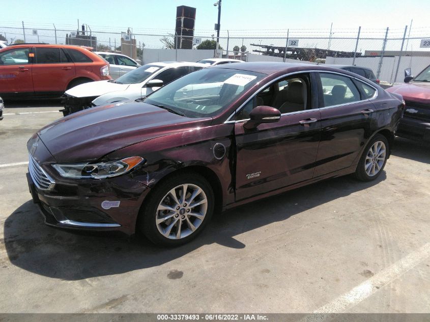 2018 FORD FUSION ENERGI SE 3FA6P0PU4JR244515
