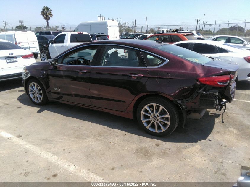2018 FORD FUSION ENERGI SE 3FA6P0PU4JR244515