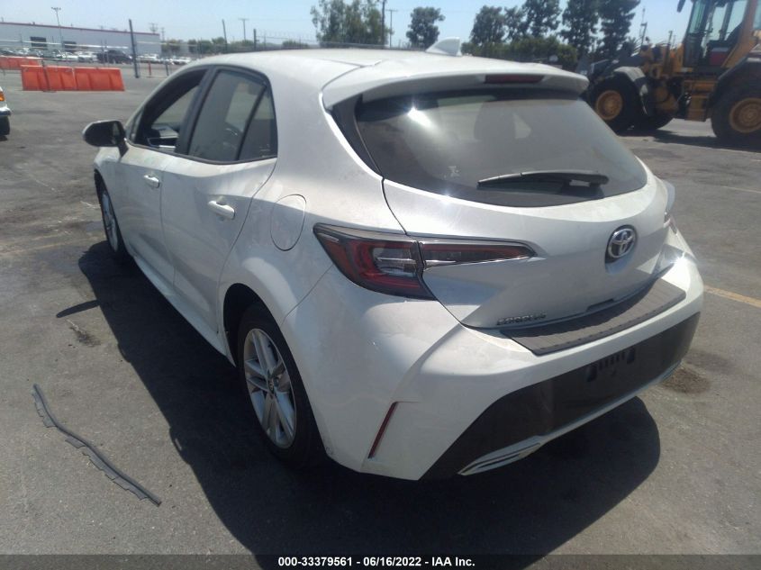 2019 TOYOTA COROLLA HATCHBACK SE/XSE JTNK4RBE5K3042896
