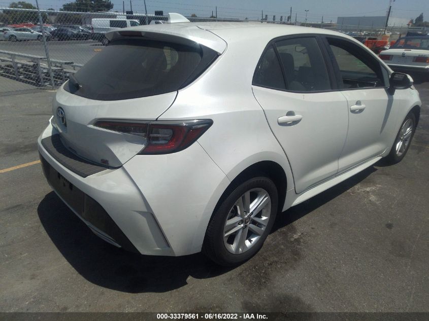 2019 TOYOTA COROLLA HATCHBACK SE/XSE JTNK4RBE5K3042896
