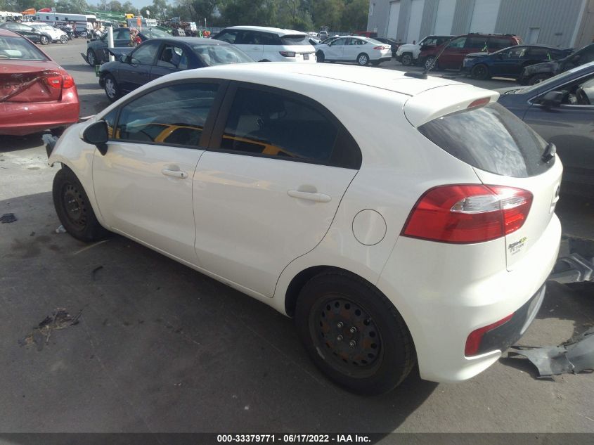 2016 KIA RIO EX KNADN5A31G6625634