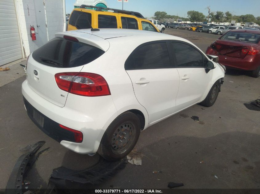 2016 KIA RIO EX KNADN5A31G6625634