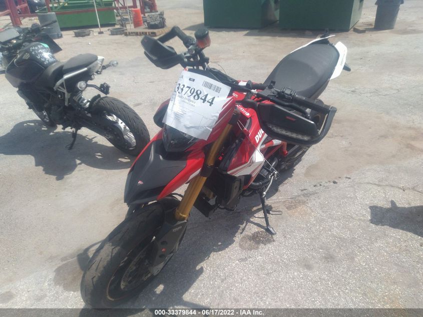 2017 DUCATI HYPERMOTARD 939 ZDM1YBJS0HB013344