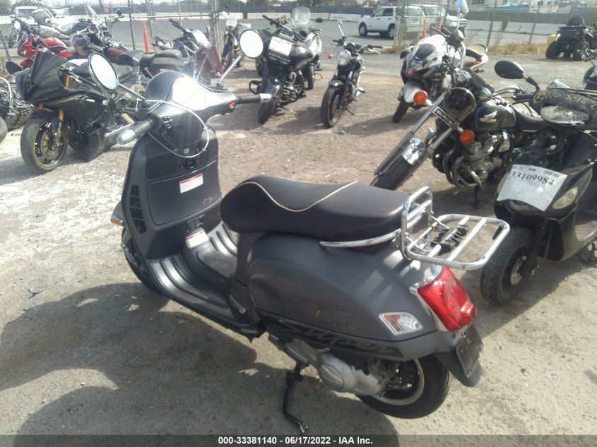 2017 VESPA GTS 300 SUPER ZAPM459L6H5101671
