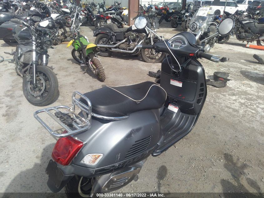 2017 VESPA GTS 300 SUPER ZAPM459L6H5101671