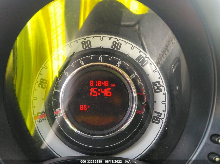 2013 FIAT 500 POP 3C3CFFAR4DT546261