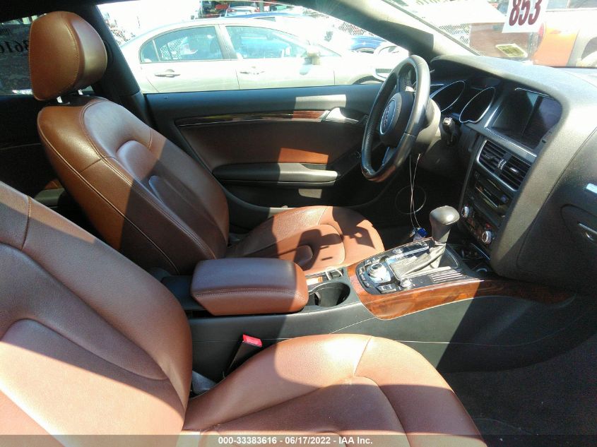 2013 AUDI A5 PREMIUM PLUS WAULFAFR0DA044293