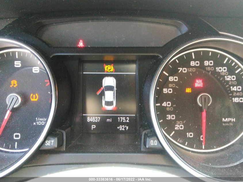 2013 AUDI A5 PREMIUM PLUS WAULFAFR0DA044293