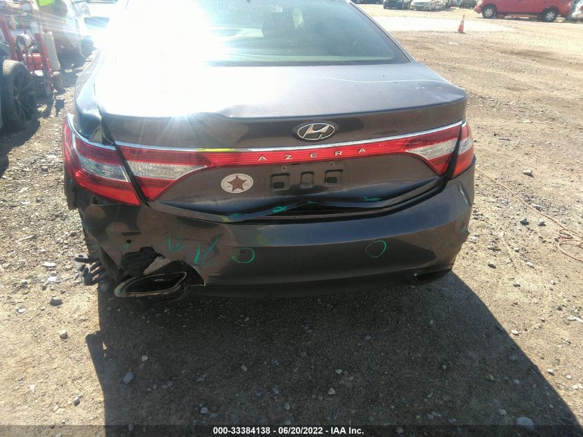 2013 HYUNDAI AZERA KMHFH4JG6DA213407