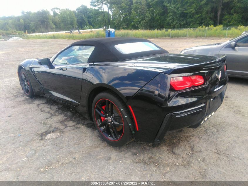 2014 CHEVROLET CORVETTE STINGRAY STINGRAY/3LT 1G1YE3D7XE5112272