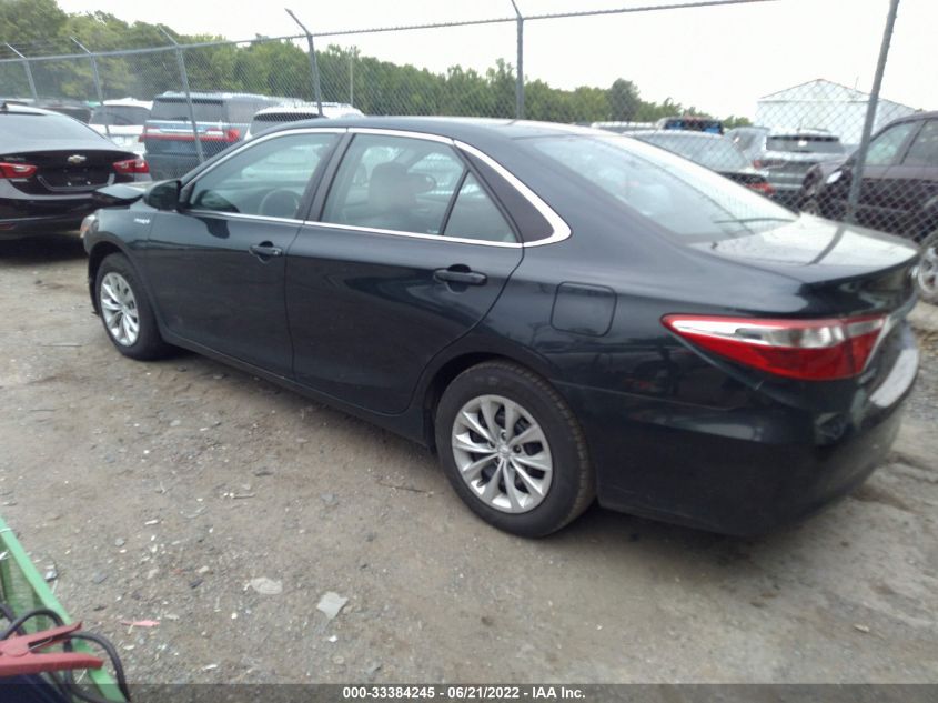 2016 TOYOTA CAMRY HYBRID LE/XLE/SE 4T1BD1FK0GU179795