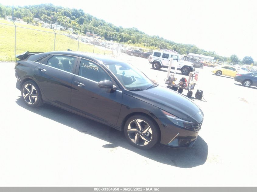 2022 HYUNDAI ELANTRA HYBRID LIMITED KMHLN4AJ1NU014143