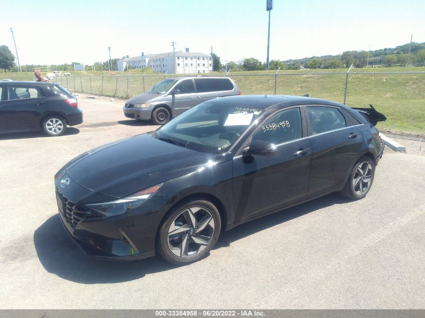 2022 HYUNDAI ELANTRA HYBRID LIMITED KMHLN4AJ1NU014143