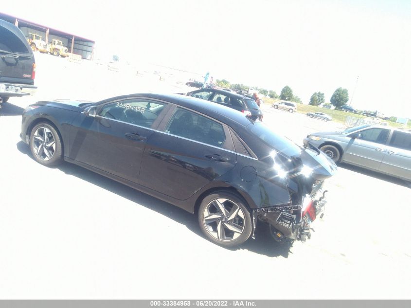 2022 HYUNDAI ELANTRA HYBRID LIMITED KMHLN4AJ1NU014143