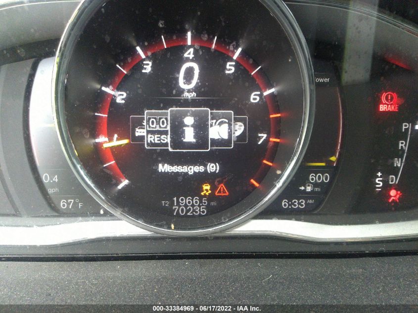 2017 VOLVO V60 PREMIER YV140MEK3H1334901