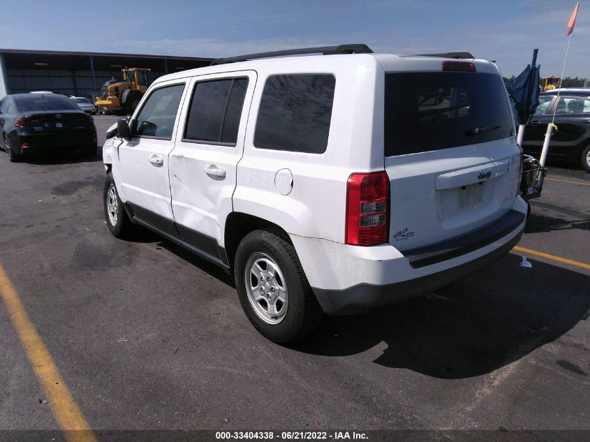 2014 JEEP PATRIOT SPORT 1C4NJPBA3ED573749