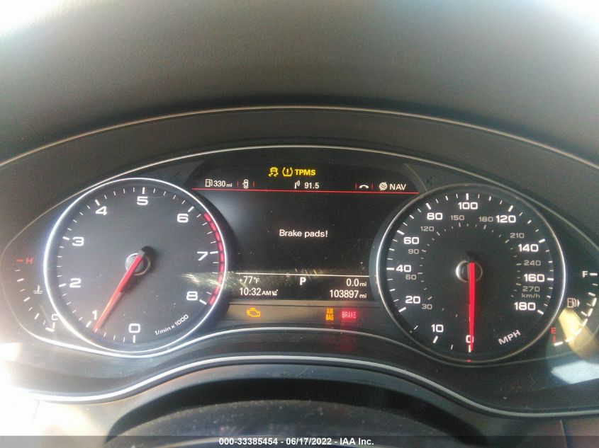 2015 AUDI A6 2.0T PREMIUM PLUS WAUGFAFCXFN025629