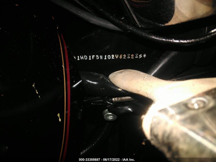 2002 HARLEY-DAVIDSON FLHRI 1HD1FBW102Y628285