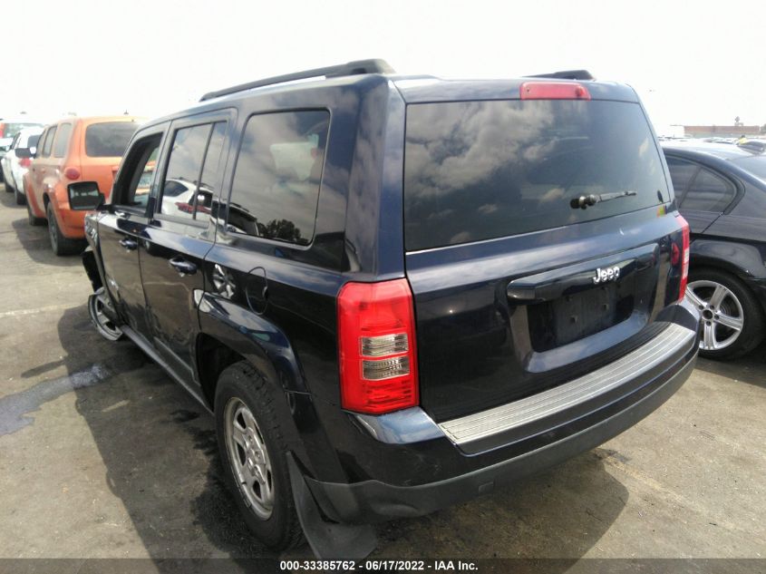 2014 JEEP PATRIOT SPORT/ALTITUDE 1C4NJPBAXED779392