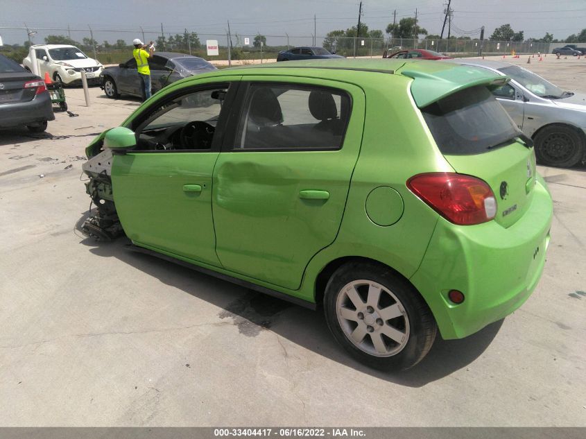 2014 MITSUBISHI MIRAGE ES ML32A4HJ5EH013073