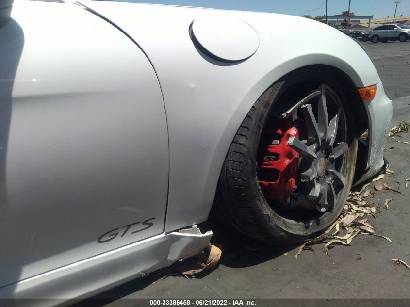 2015 PORSCHE BOXSTER S/GTS WP0CB2A8XFS140075