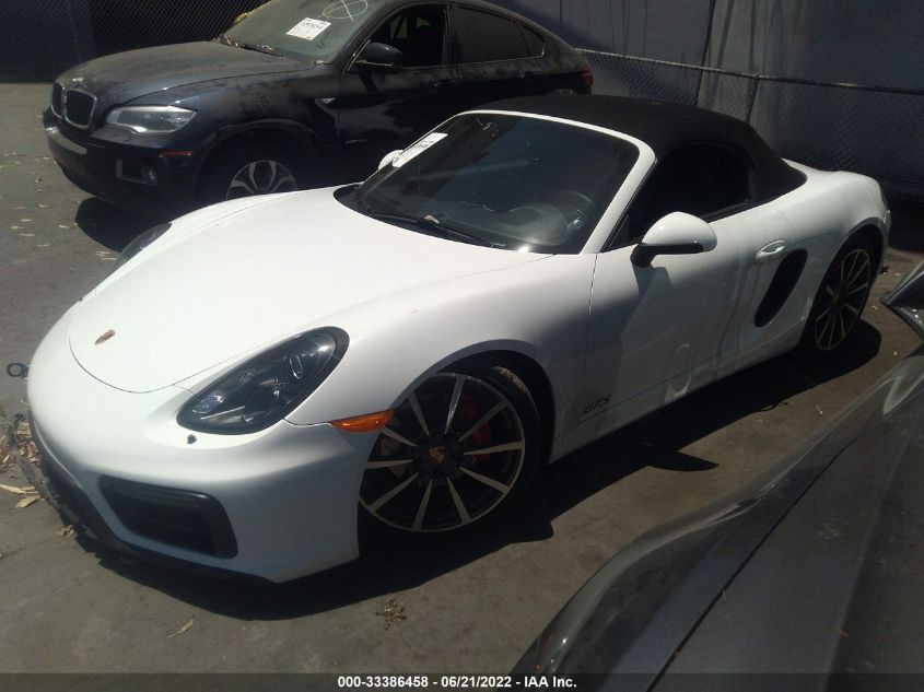 2015 PORSCHE BOXSTER S/GTS WP0CB2A8XFS140075