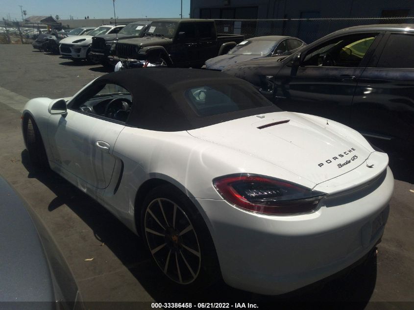 2015 PORSCHE BOXSTER S/GTS WP0CB2A8XFS140075