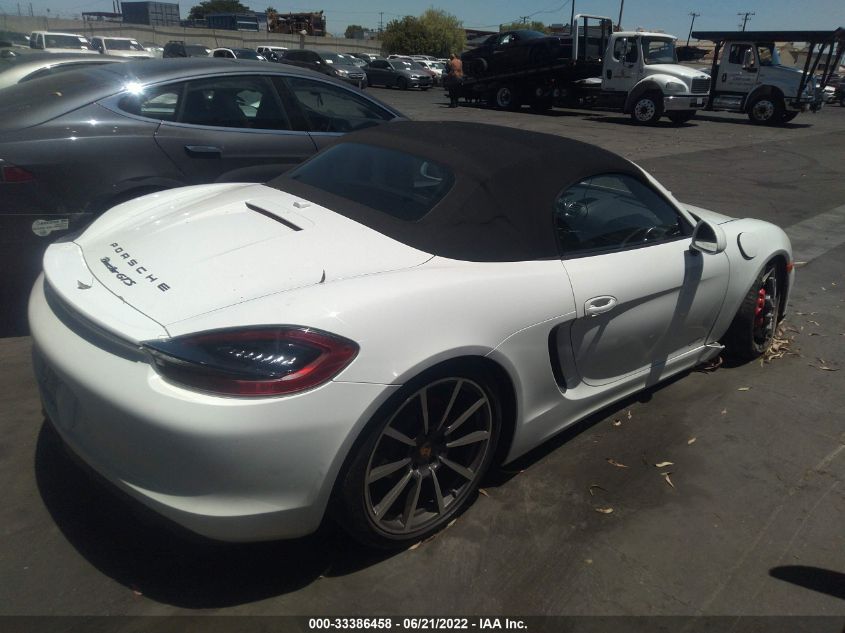 2015 PORSCHE BOXSTER S/GTS WP0CB2A8XFS140075