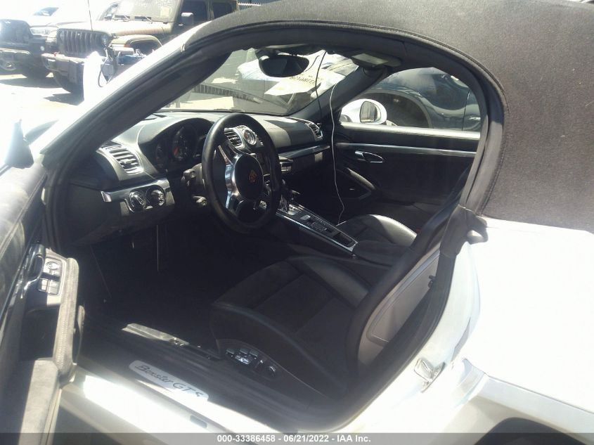 2015 PORSCHE BOXSTER S/GTS WP0CB2A8XFS140075