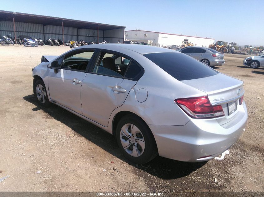 2013 HONDA CIVIC SDN LX 19XFB2F51DE246782