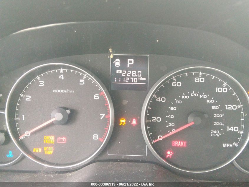 2014 SUBARU LEGACY 2.5I PREMIUM 4S3BMBC60E3031599