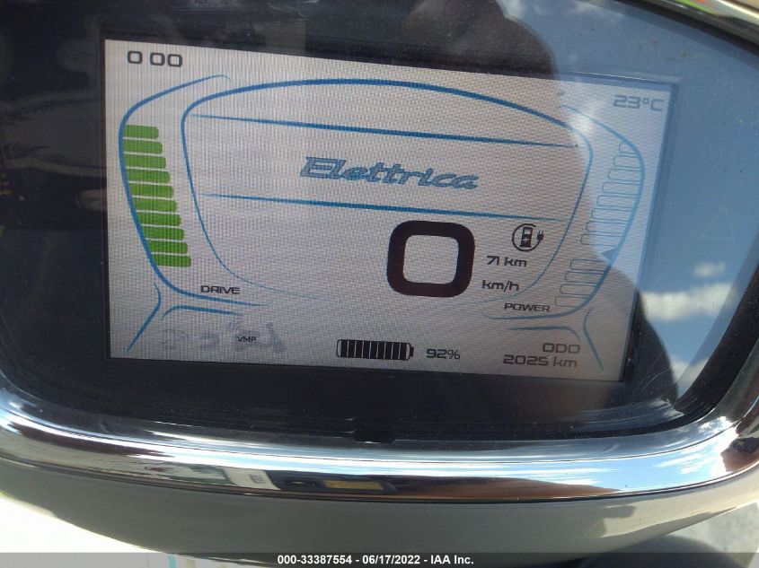 2020 VESPA ELETTRICA ZAPCB0EBXL5000093