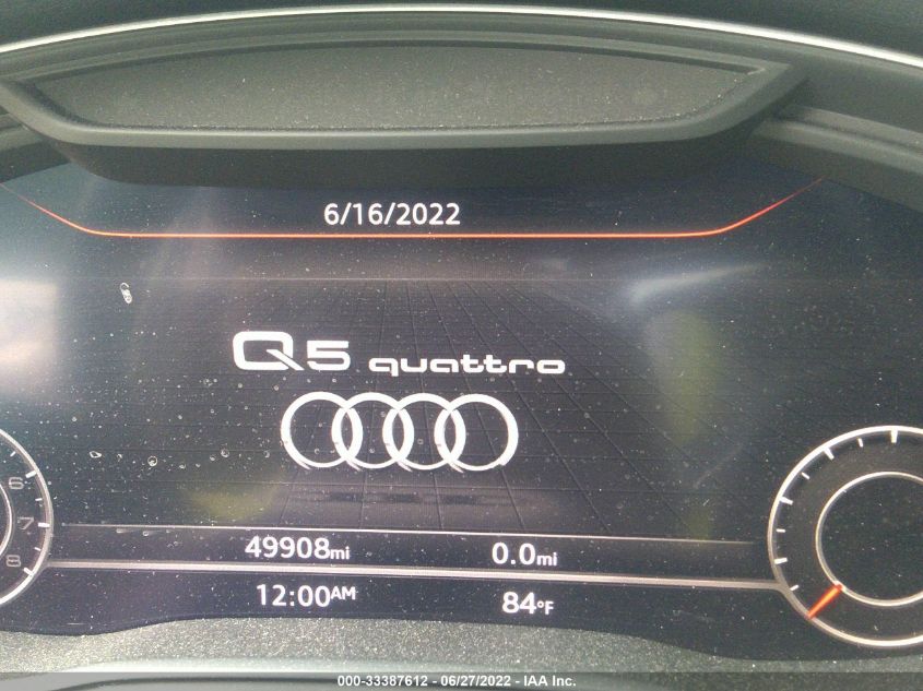 2018 AUDI Q5 PRESTIGE/TECH PRESTIGE WA1CNBFY4J2093368