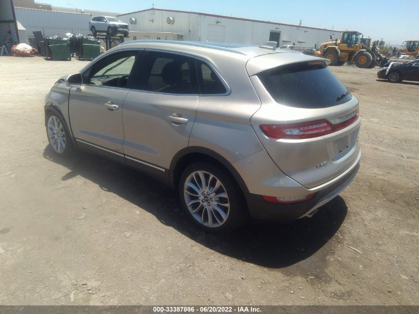 2015 LINCOLN MKC 5LMCJ1A98FUJ13539
