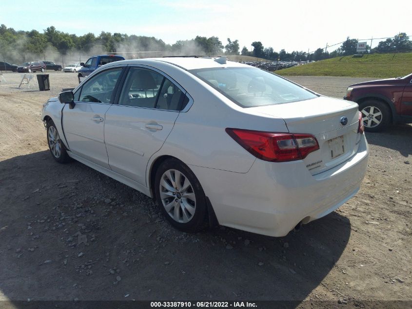 2016 SUBARU LEGACY 2.5I PREMIUM 4S3BNBH68G3063449