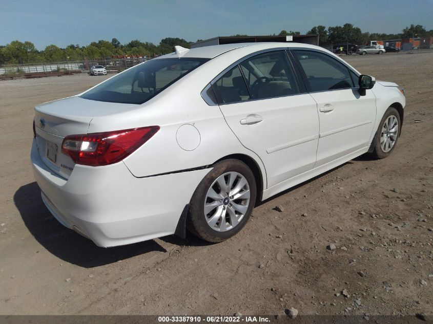 2016 SUBARU LEGACY 2.5I PREMIUM 4S3BNBH68G3063449