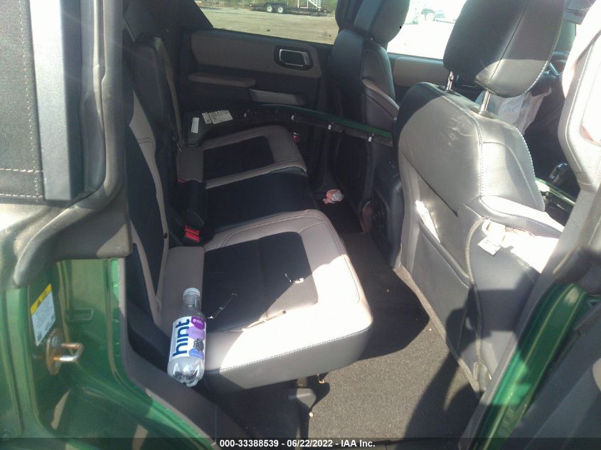 2022 FORD BRONCO BASE/BIG BEND 1FMEE5DP7NLA70818